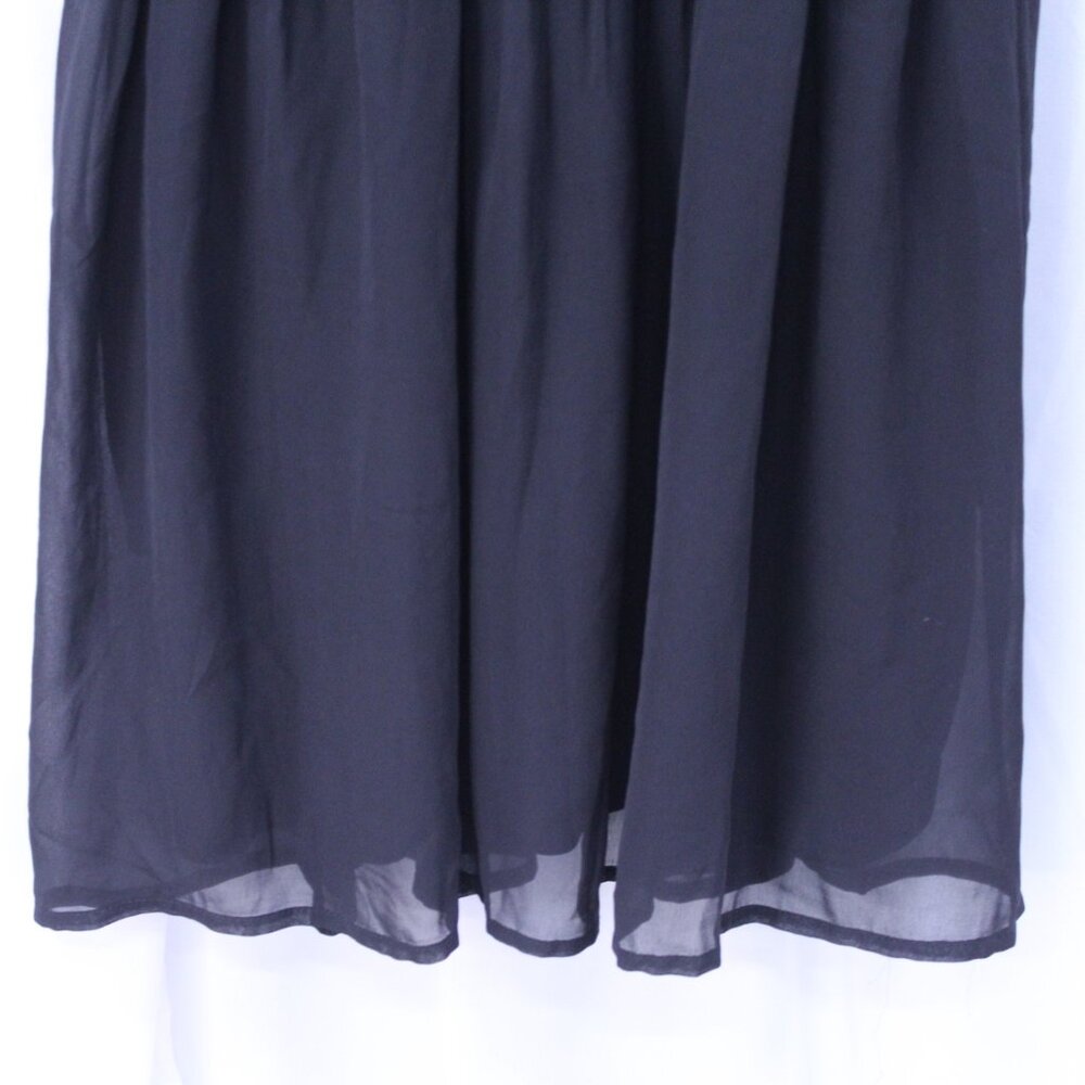 Chic Black Strappy Mini Dress - Picture 5 of 11